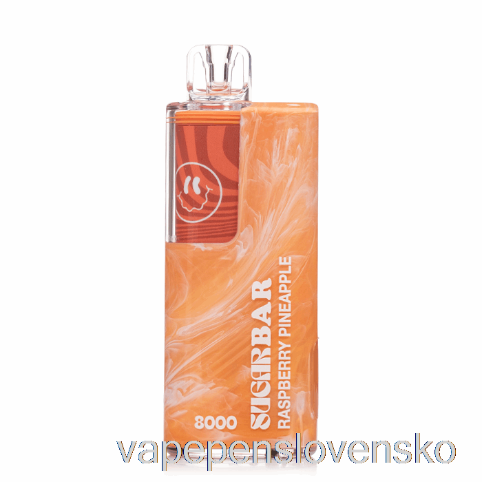 Cukrová Tyčinka Sb8000 Jednorazová Malina Ananás Vape Bez Nikotinu